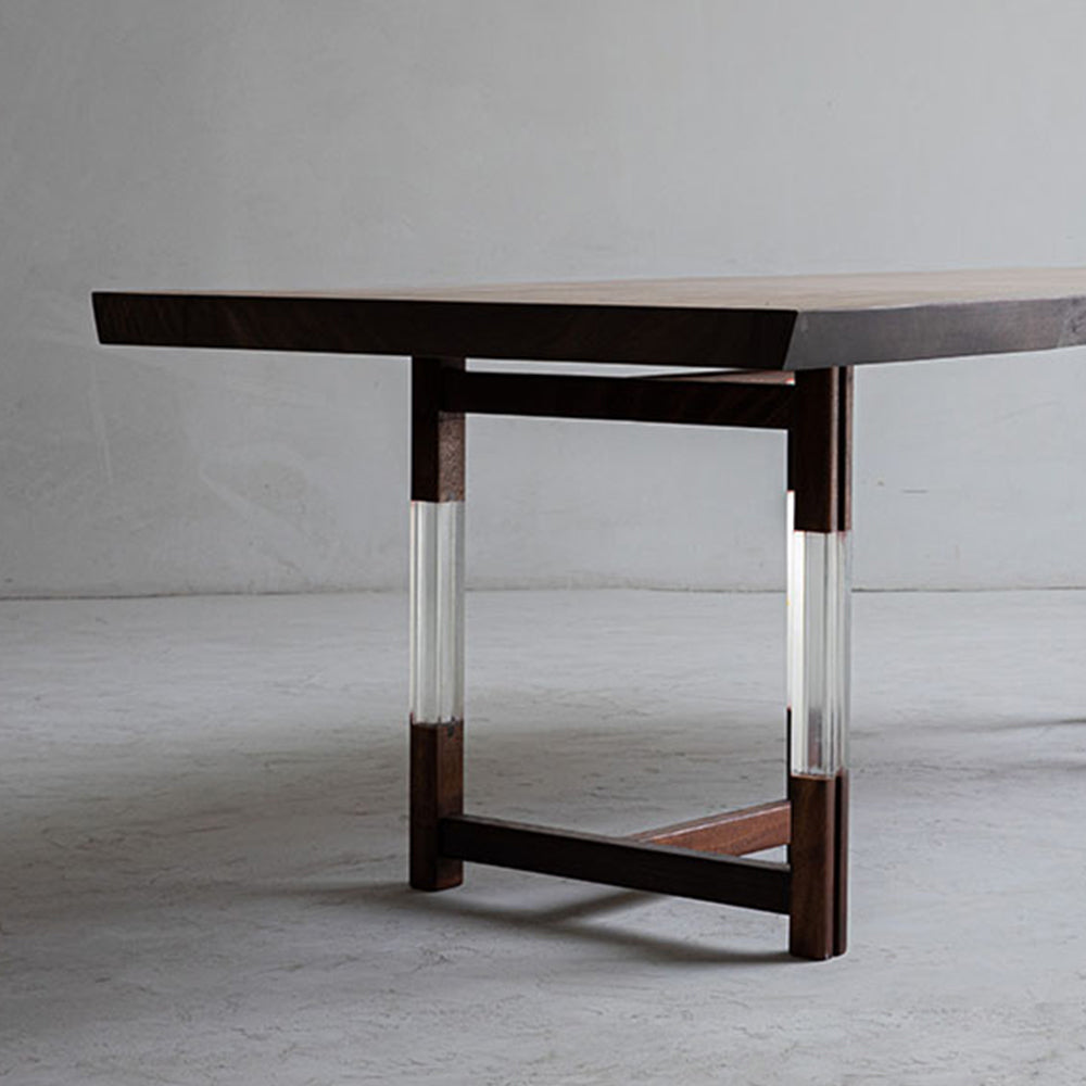 Acrylic Wood Table Leg / Table Base T-shape One-pair