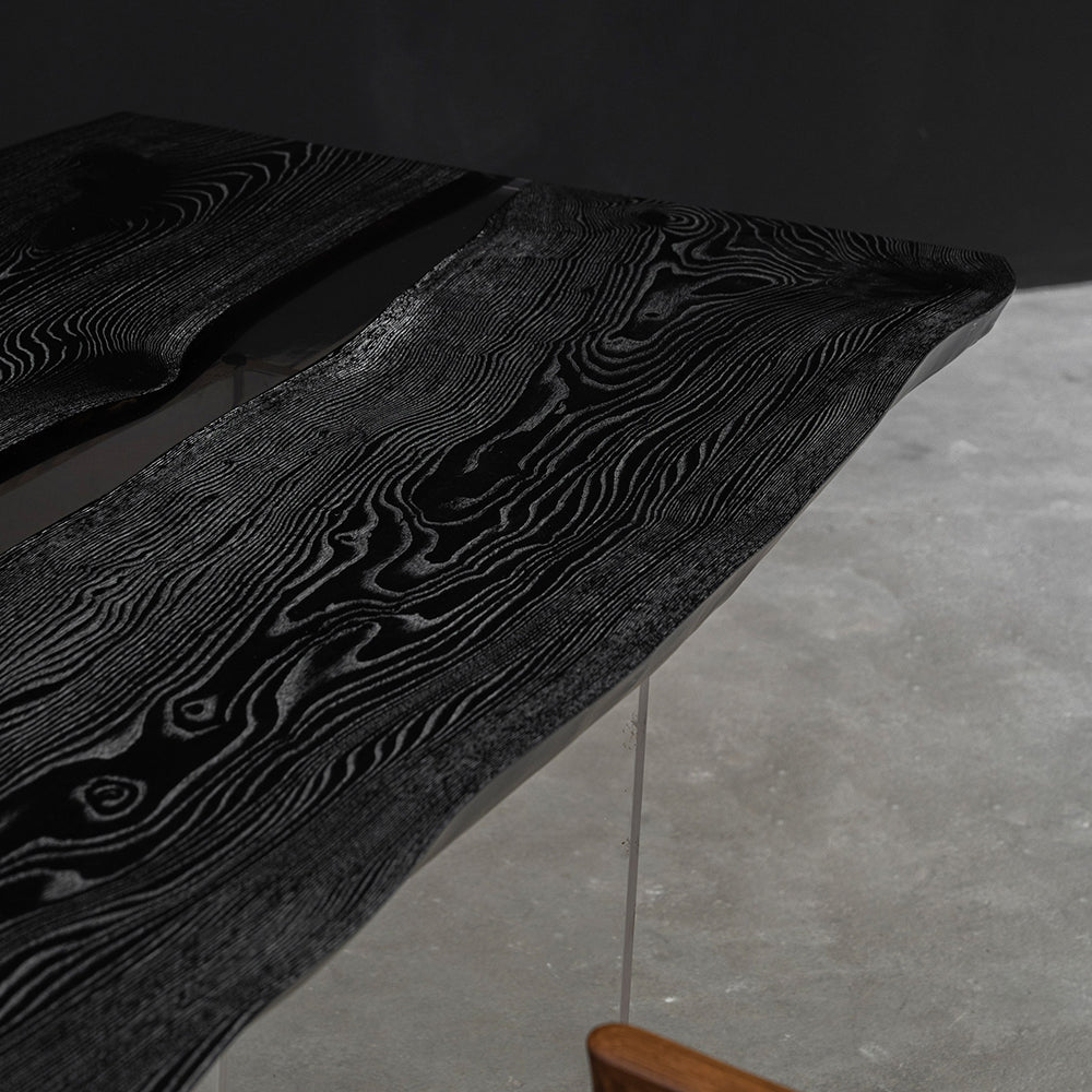 Ash Live Edge Resin Epoxy table