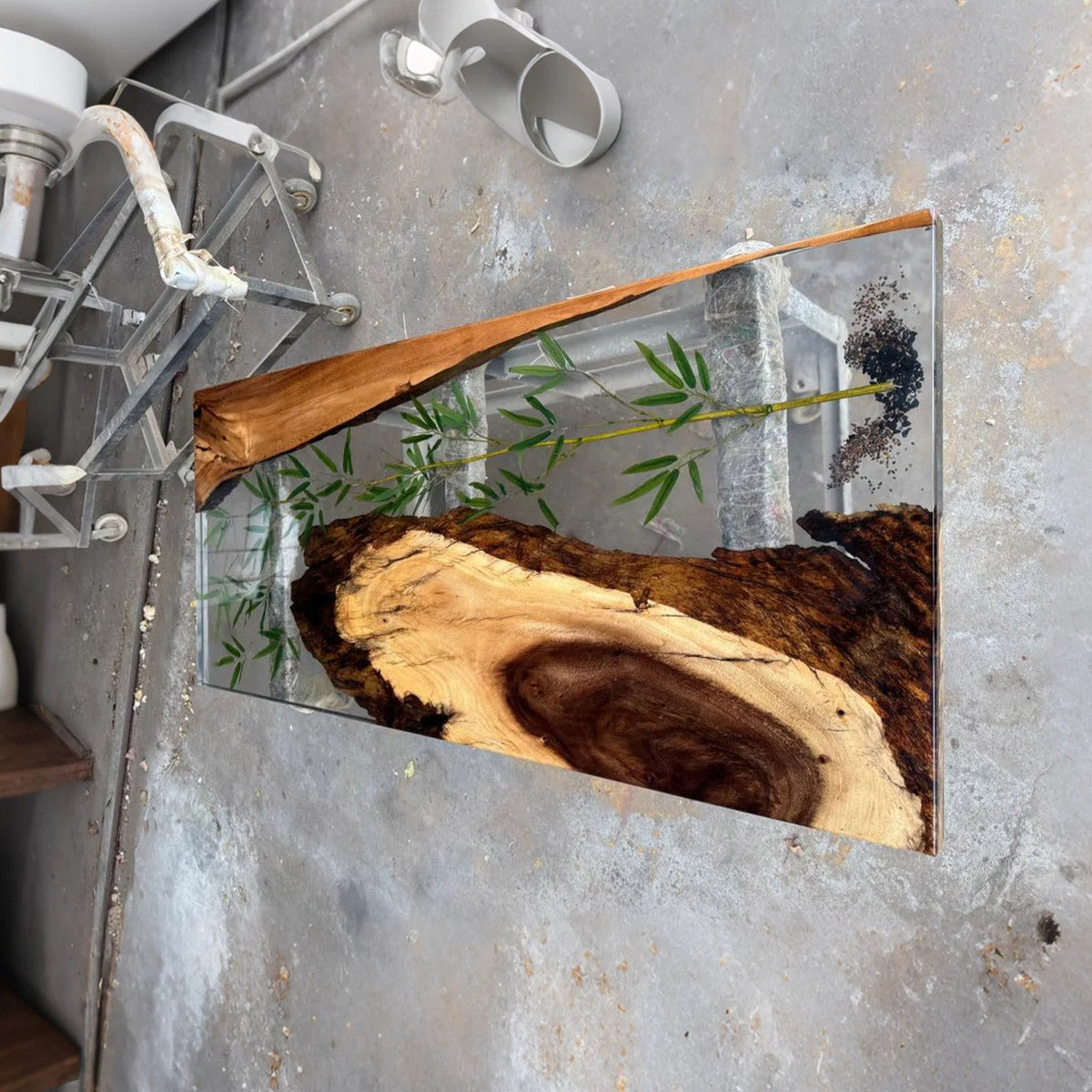 Bamboo Epoxy Table