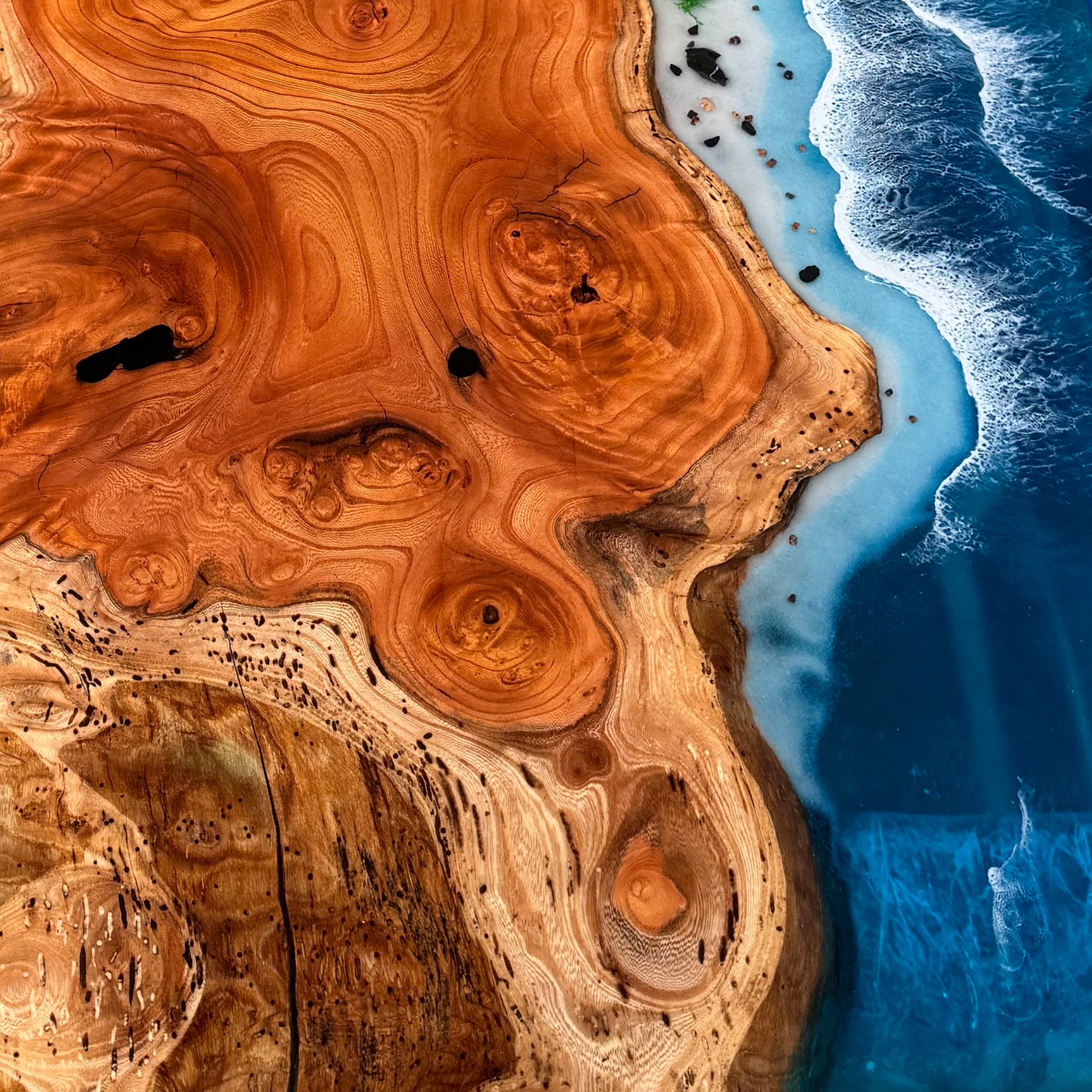 Wave Resin Epoxy Tabletops in Charleston