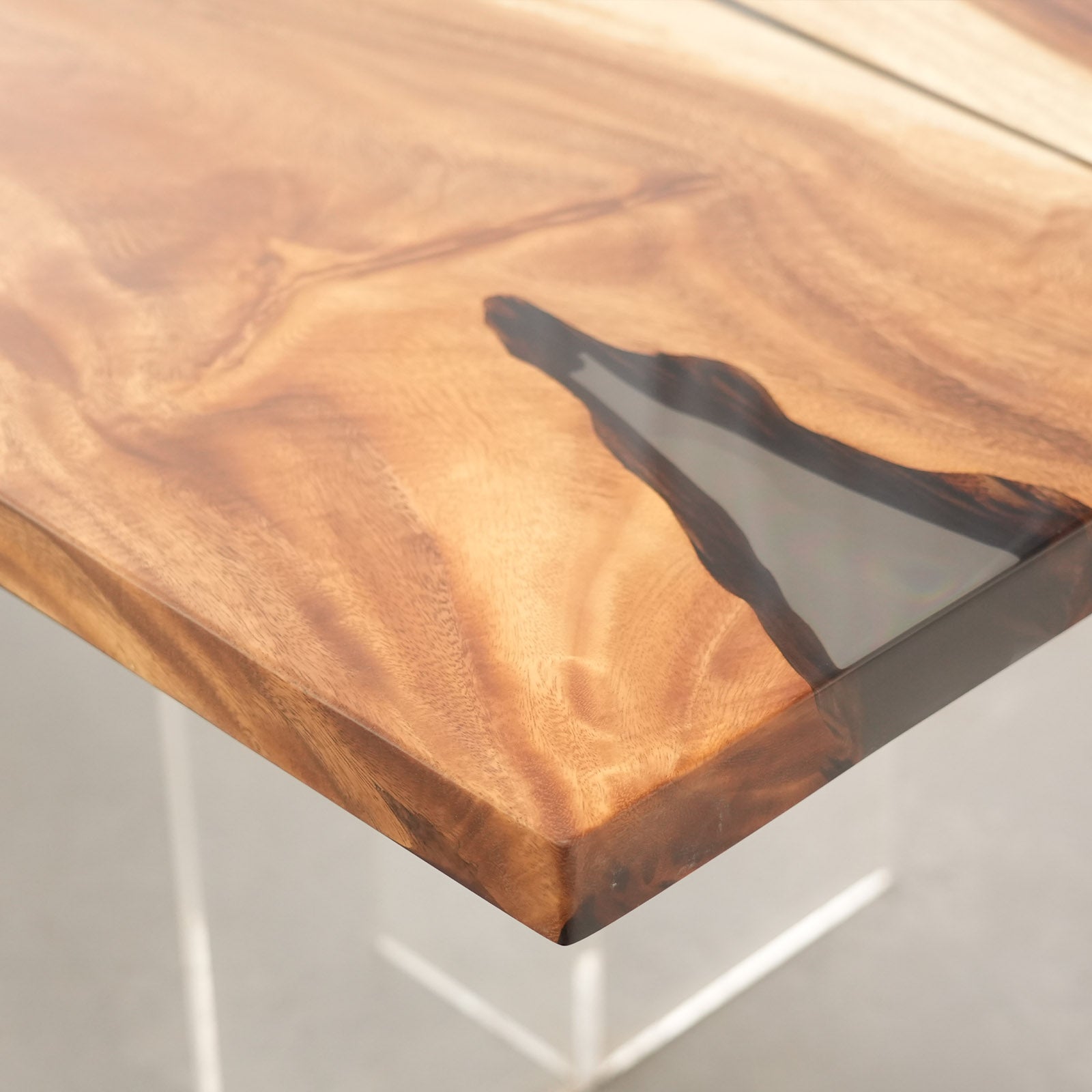 Walnut Epoxy Tables in Chicago