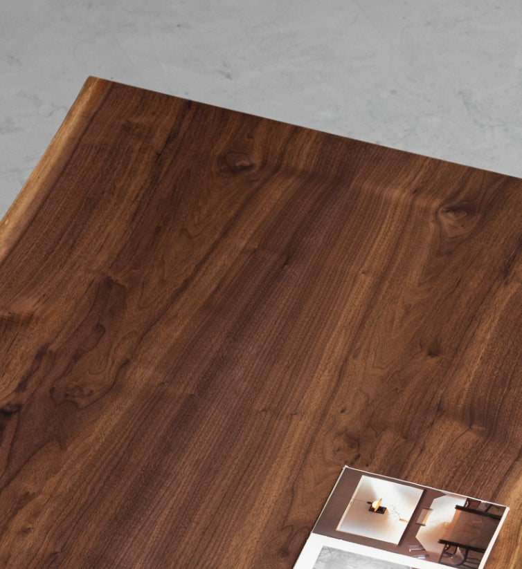 kazanahome Black Walnut Live Edge Dining wood Table