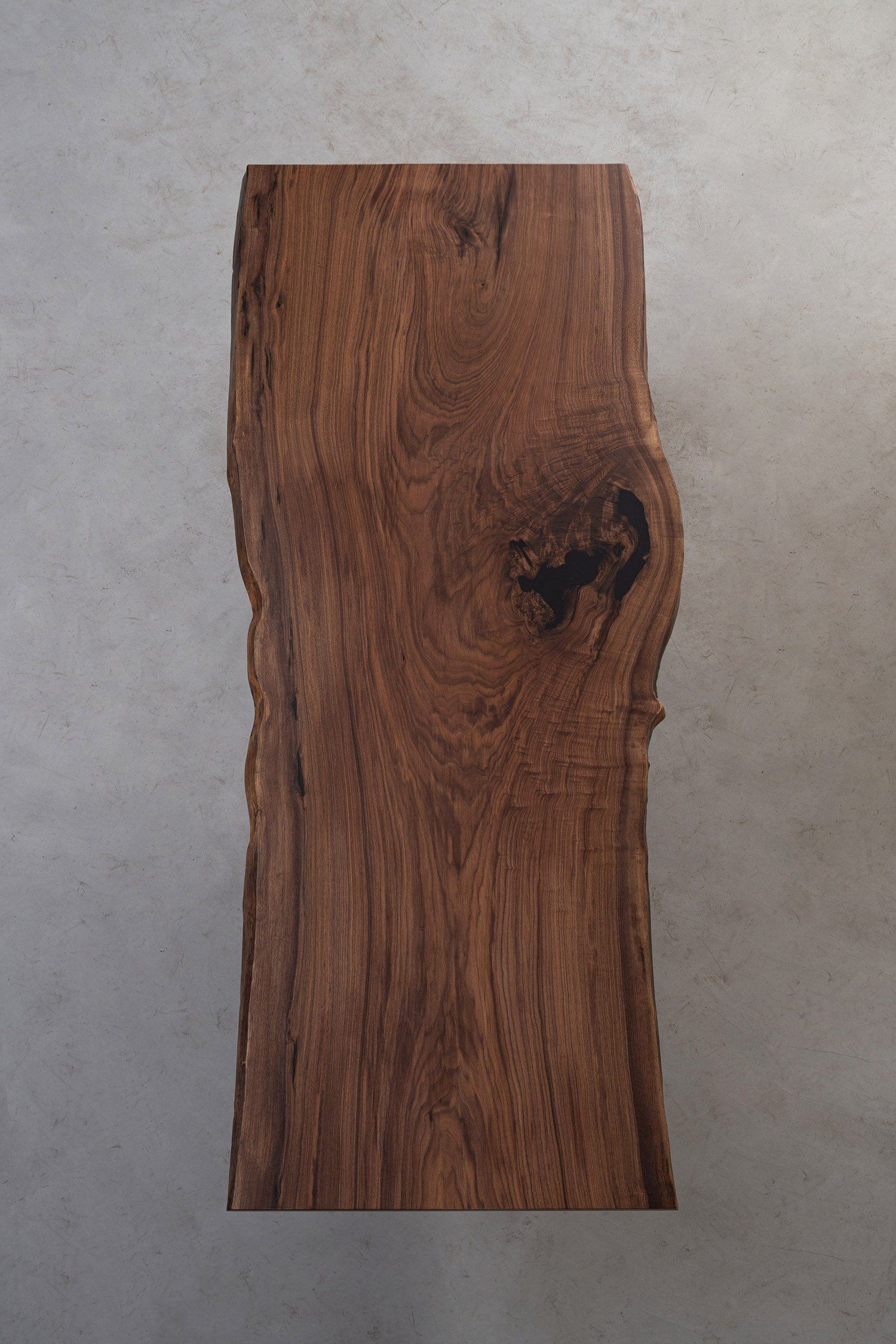 kazanahome Black Walnut solid wood Live Edge Dinner Table 6-8 Person Seating