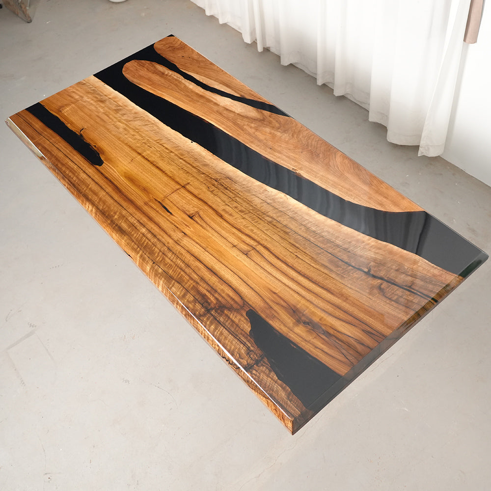 Black Walnut Resin Epoxy Tabletop Kazanahome