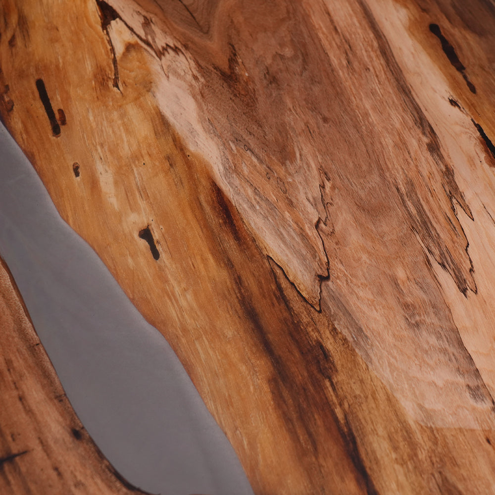 Kazanahome Dining Black Walnut Epoxy Table