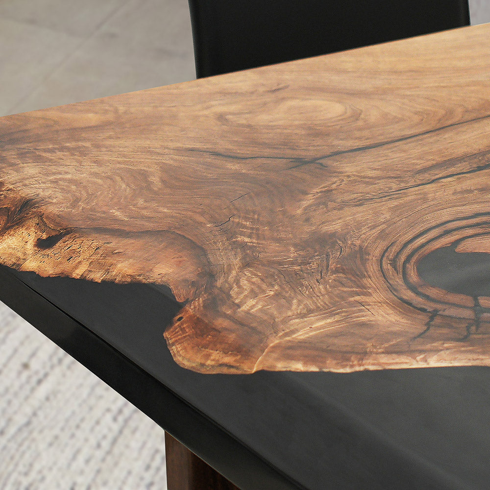 Wood Resin Epoxy Table - Kazanahome