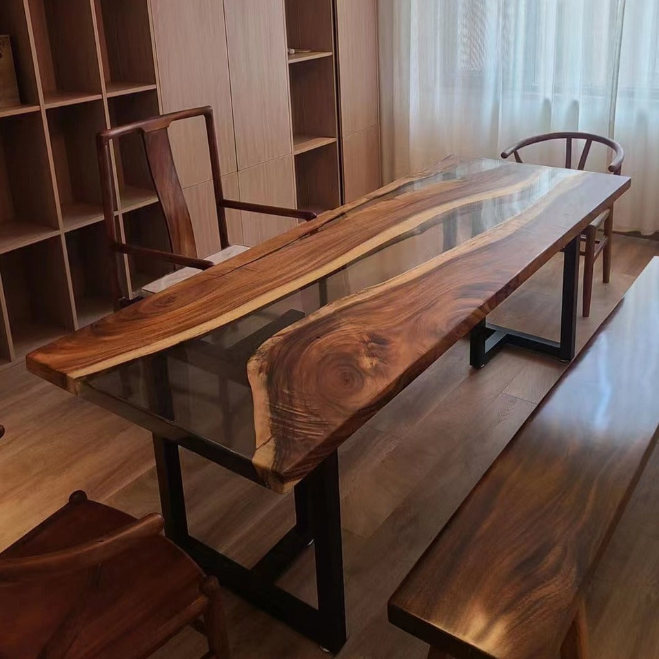 Wood Epoxy Table in Chicago
