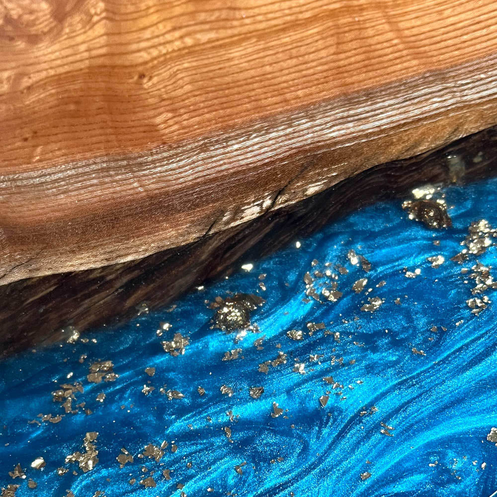 Beech Wood Galaxy Epoxy Table in Seattle