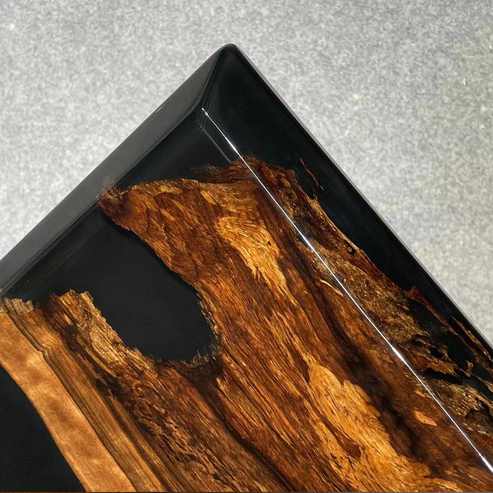 Black Walnut River Resin Epoxy Table in Los Angeles