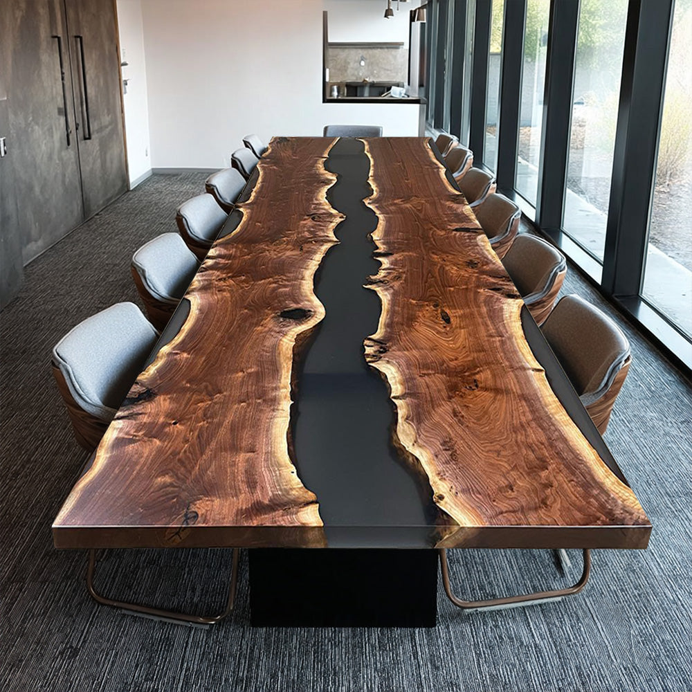 Wood Epoxy Conference Table in Scottsdale