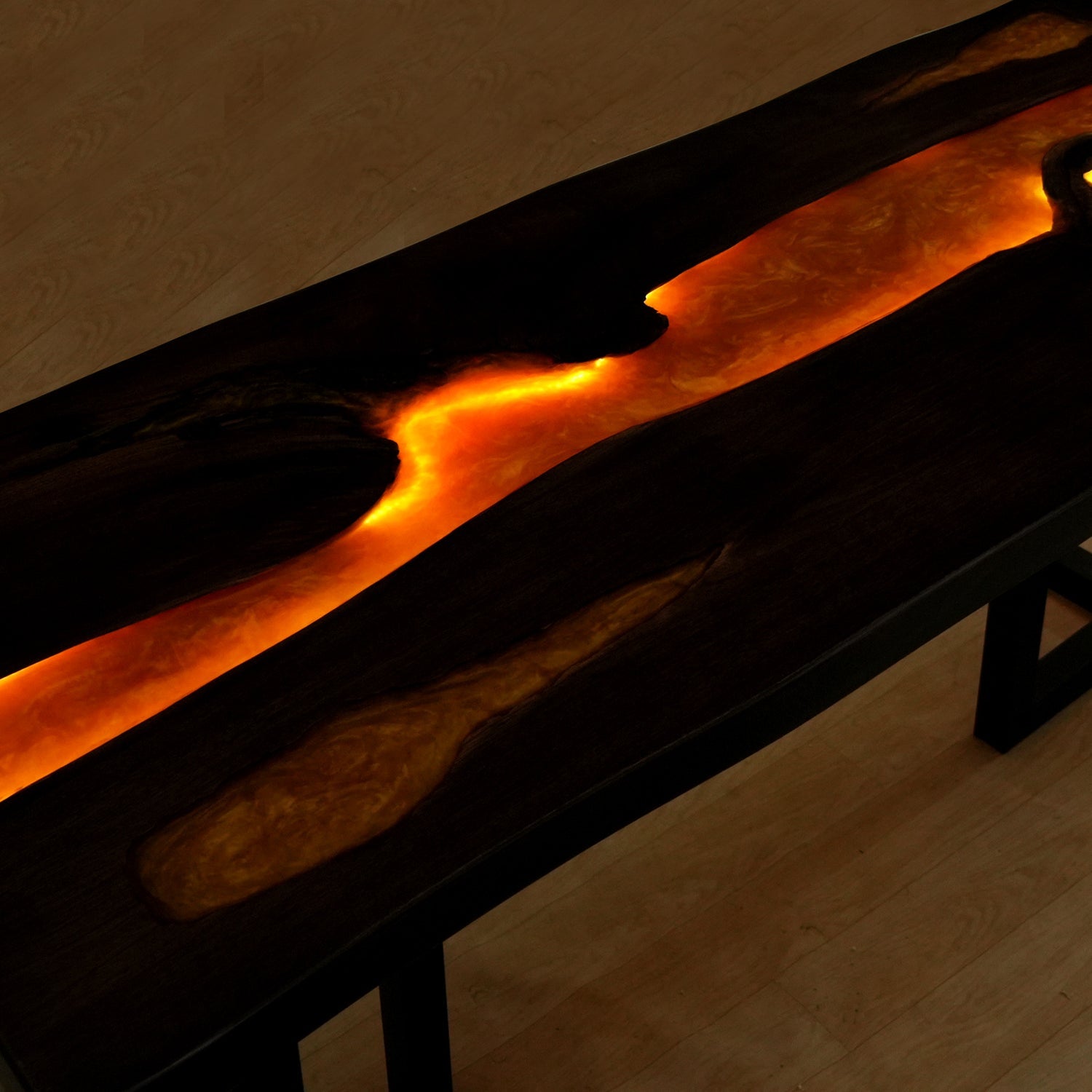Resin Epoxy Table With LED Light CTL-05 in Colorado
