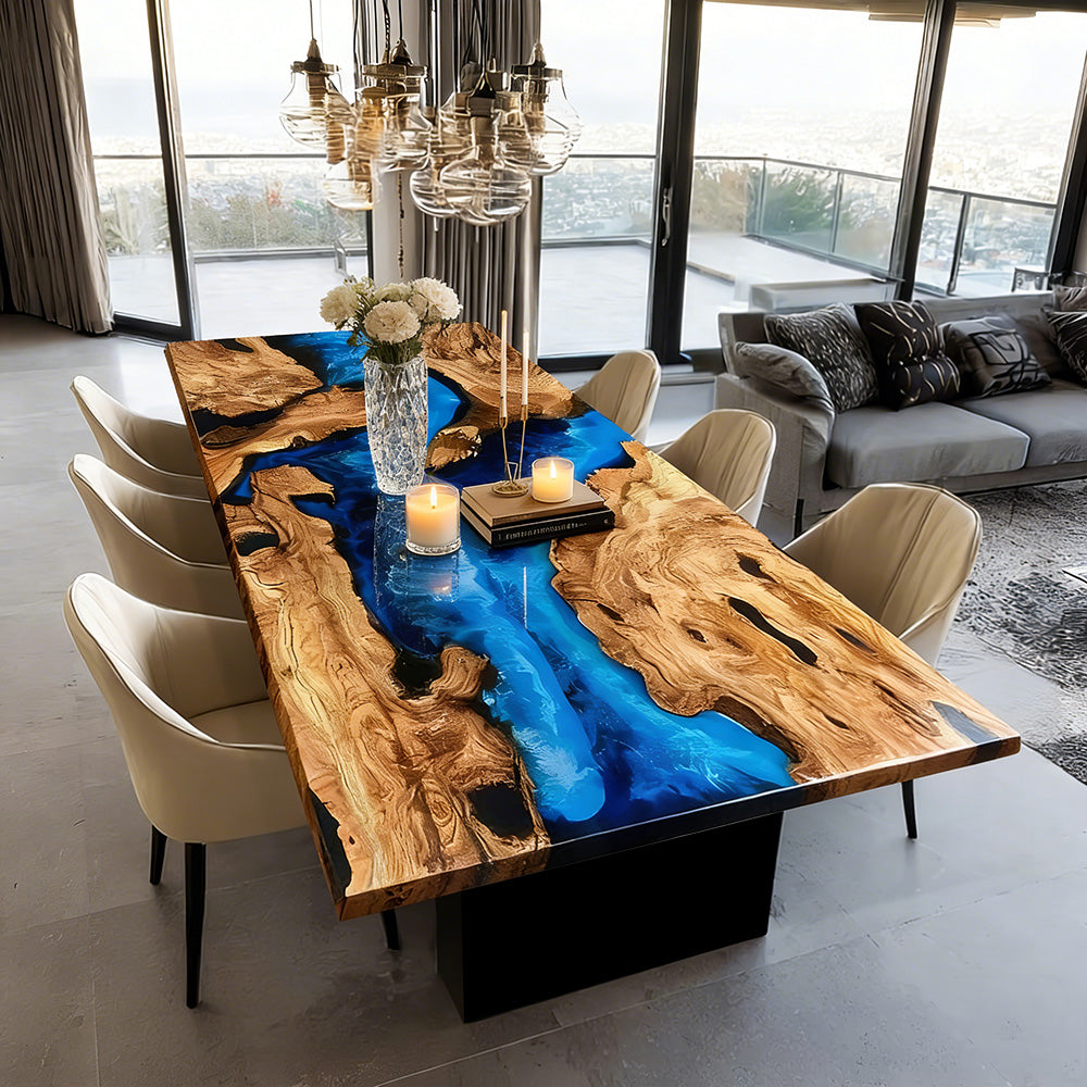 Olive_Ocean_Epoxy_Table- In Los Angeles
