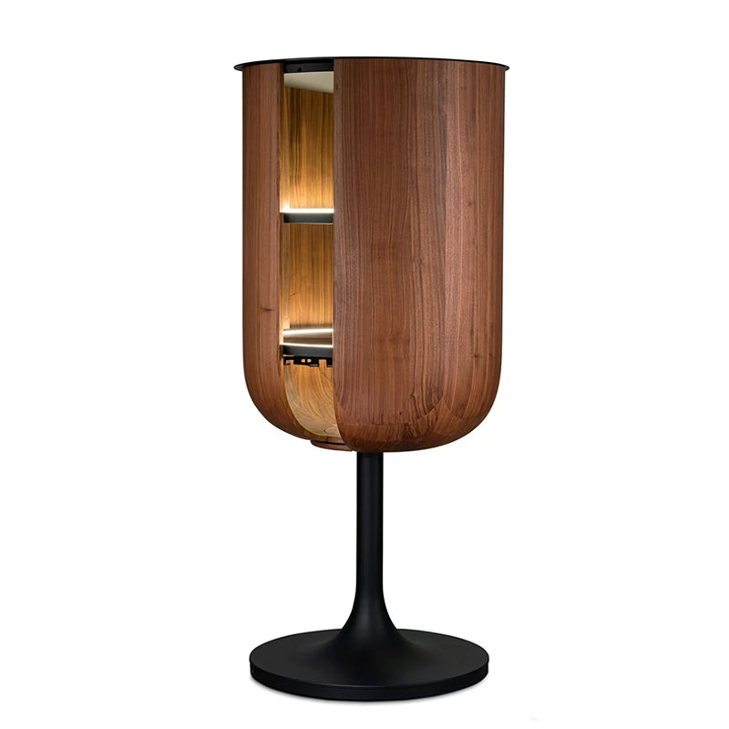 Custom Bloom Bar Cabinet Walnut Freestanding Kazanahome