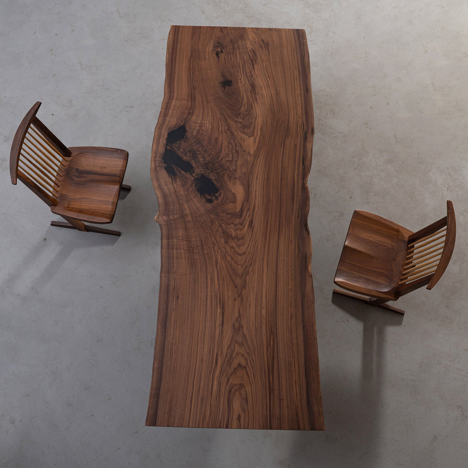 kazanahome Custom black Walnut wood Dining Tables