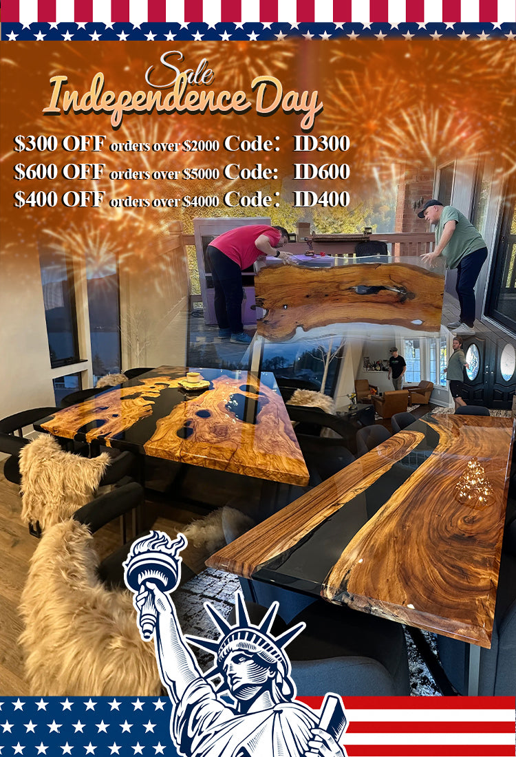 Epoxy Table with los angeles dining conference room