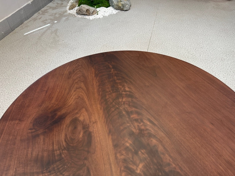 KAZANA-Black-Walnut-Coffee-Table-36-Diameter-Solid-Wood_1
