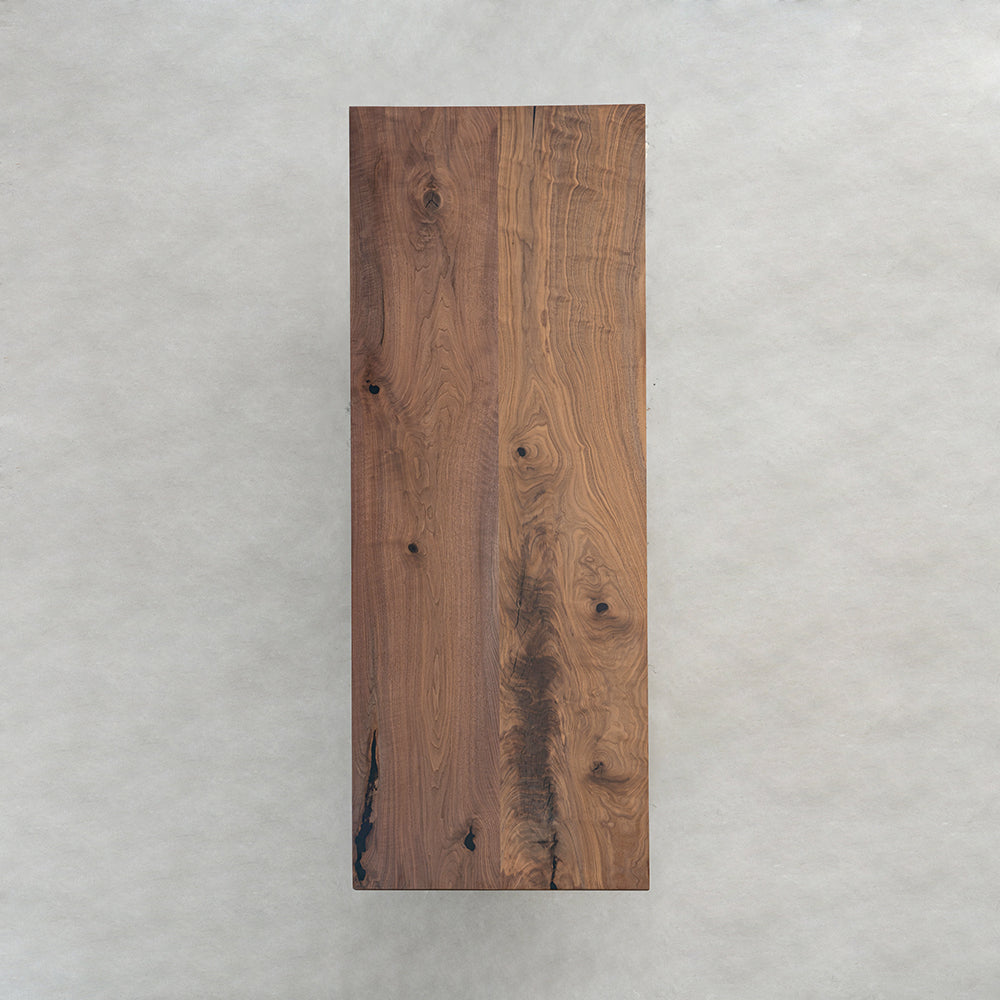 KAZANA Black Walnut Dining Table with Live Edge