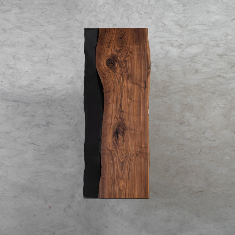 Black Walnut Epoxy Dining Table - KAZANA HOME