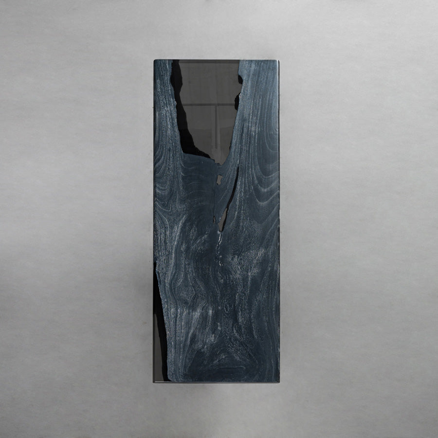KAZANA Black Walnut Wood Epoxy Table