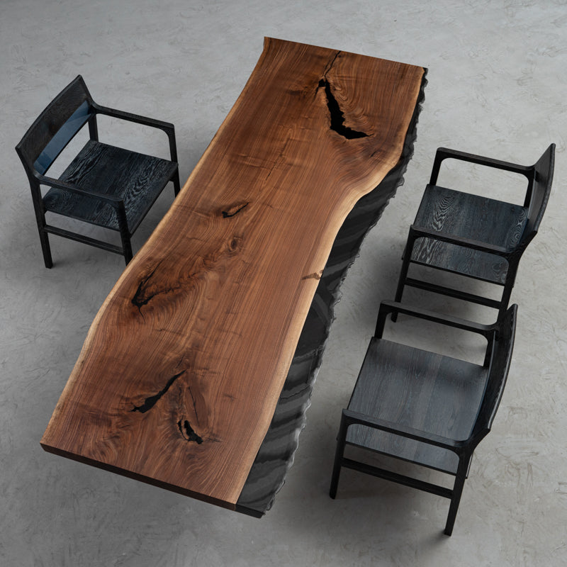 Black Walnut Live Edge Epoxy Tables - KAZANA HOME