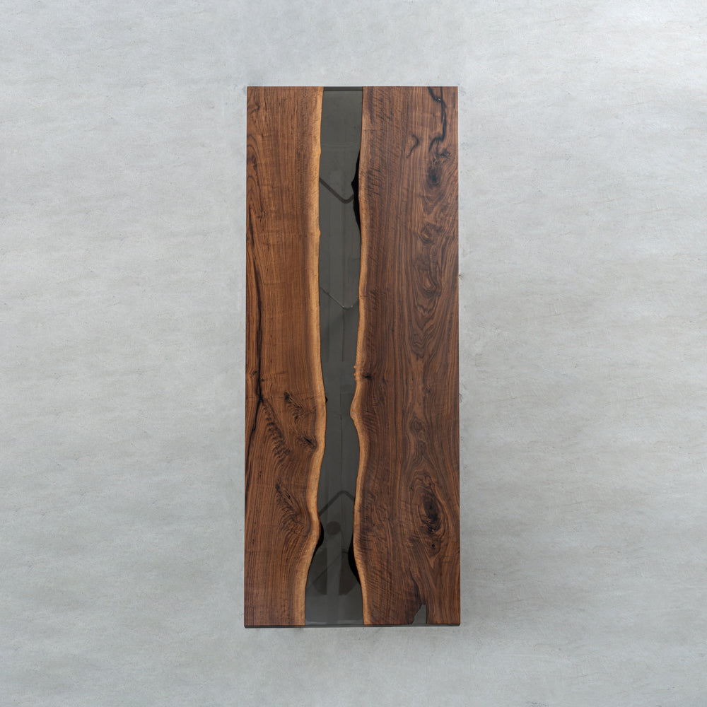 KAZANA North American Black Walnut Epoxy River Table