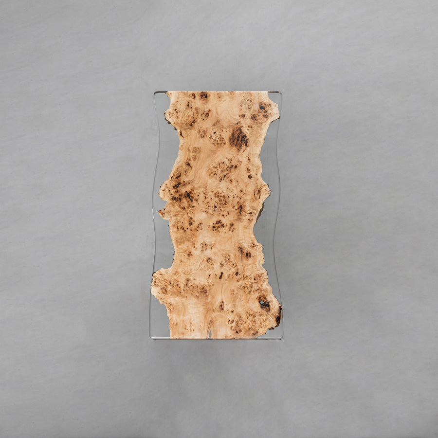Live Edge Epoxy Resin and Wood Tabe - Kazanahome