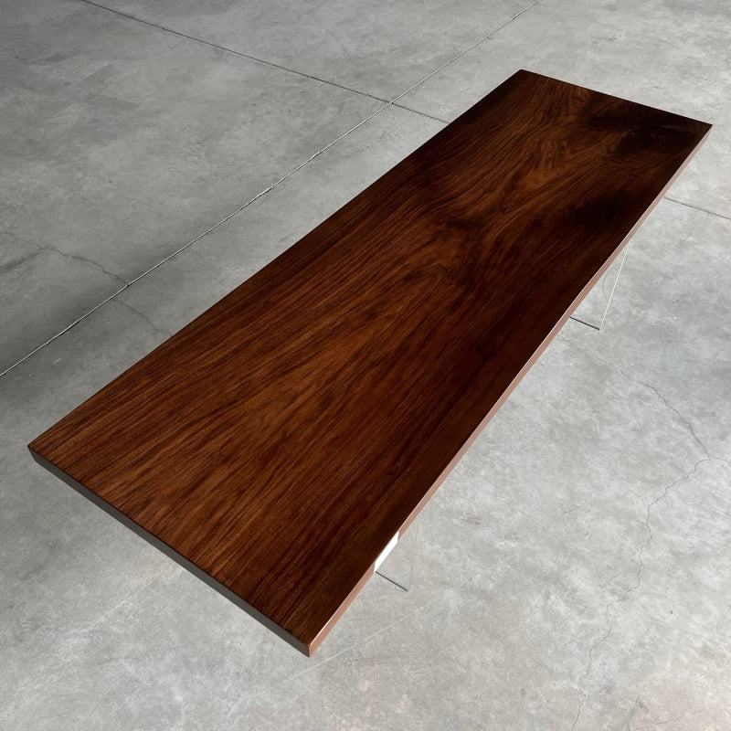 KAZANAHOME Solid black walnut Wood Dining Table kitchen