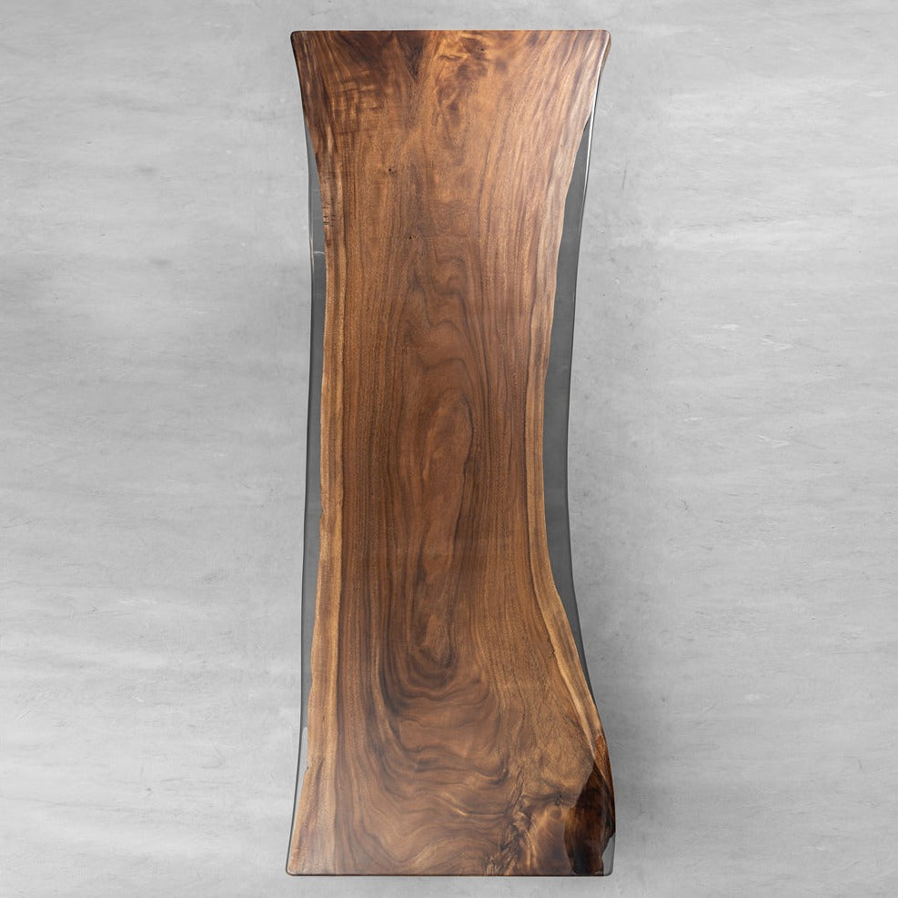 Walnut Epoxy Dining Wood Table - Kazanahome