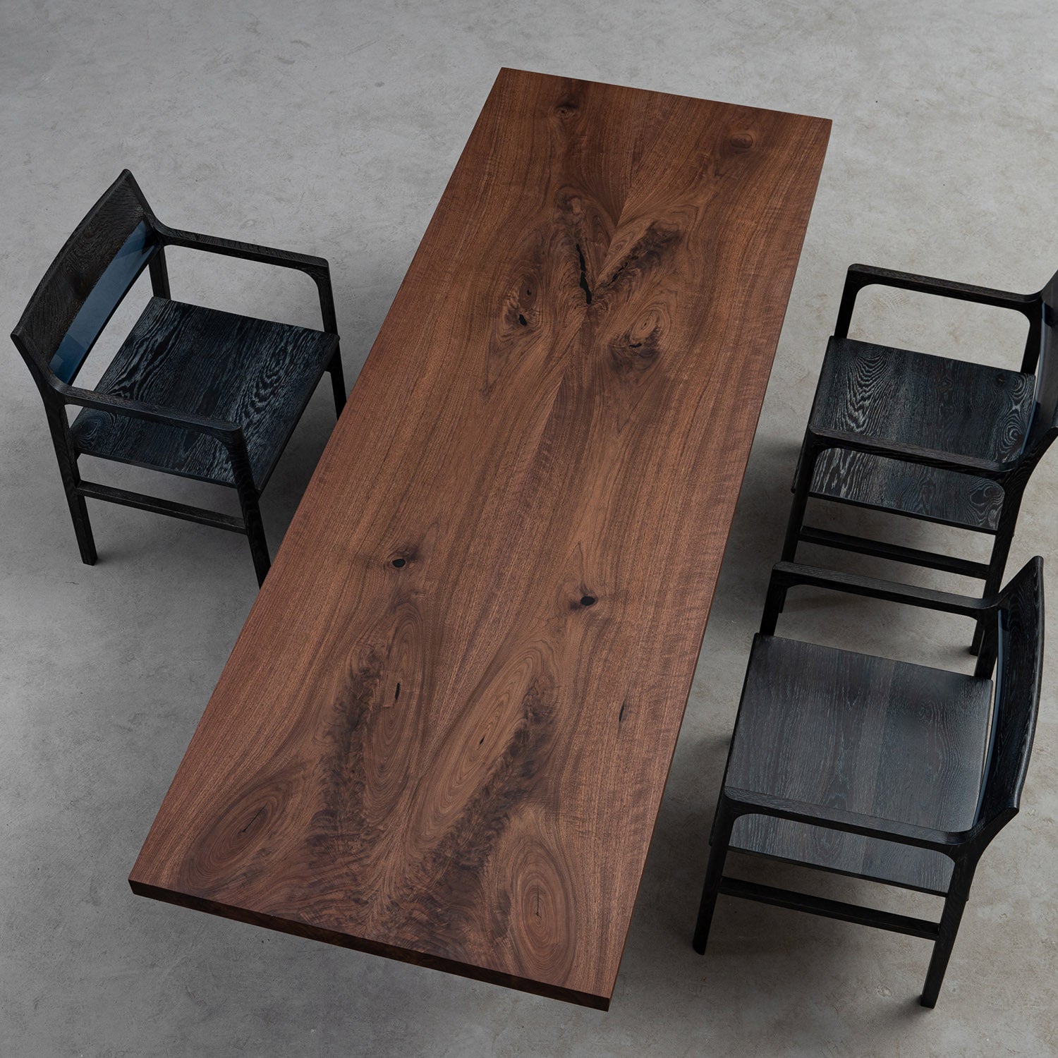 KAZANAHOME-black-Walnut-wood-table-in-stock-250-88-1