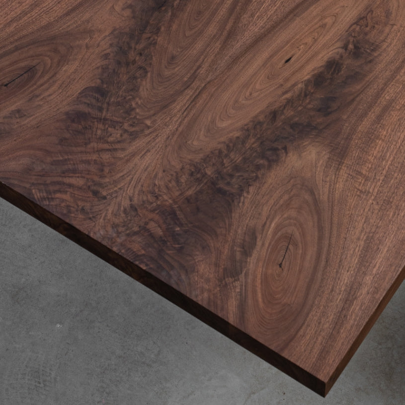 kazanahome solid wood table clear details