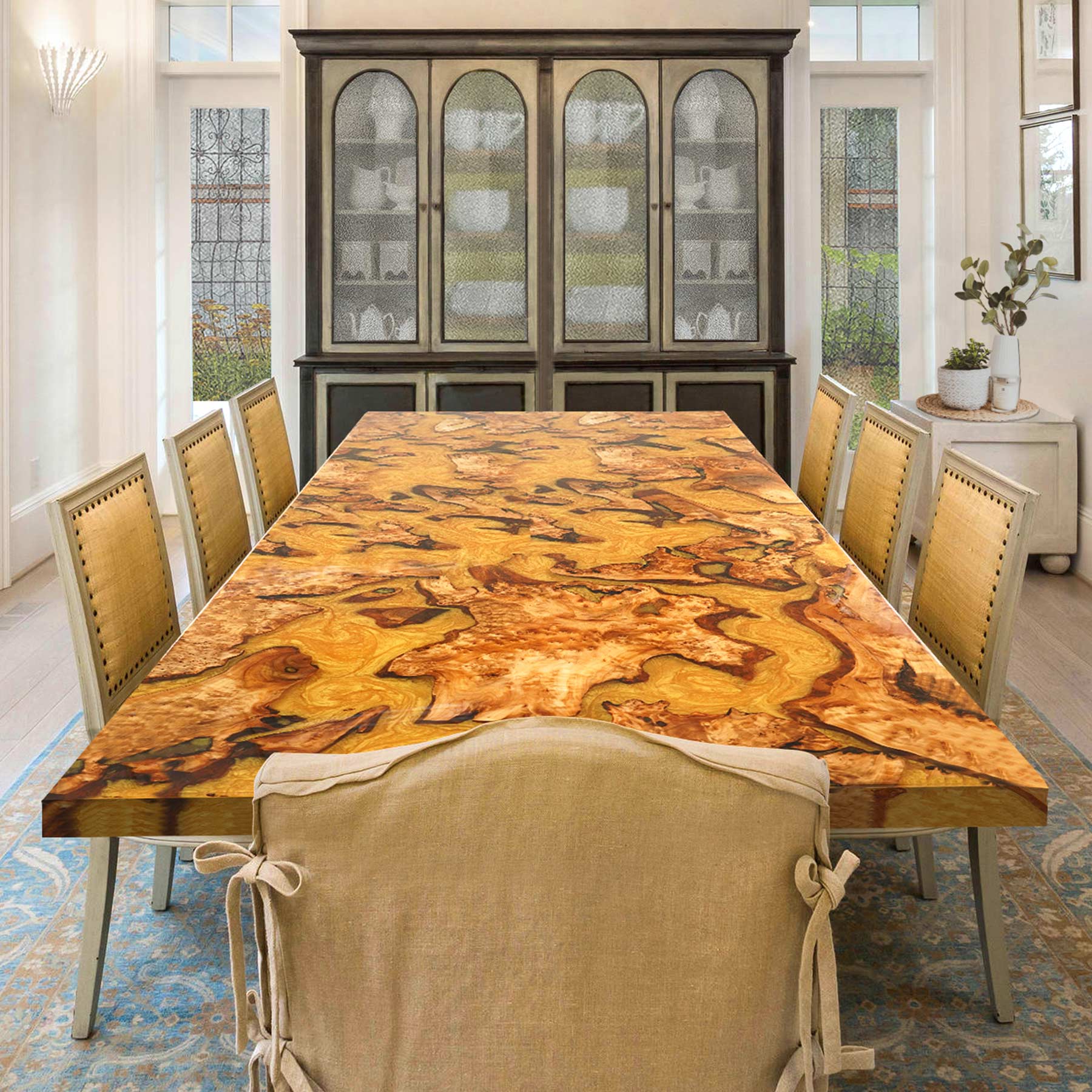 KAZANAHOME-epoxy-resin-cunninghamia-dining-table-1 in Chicago