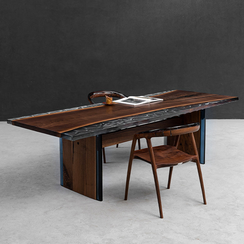 KAZANAHOME Crystal Epoxy Table