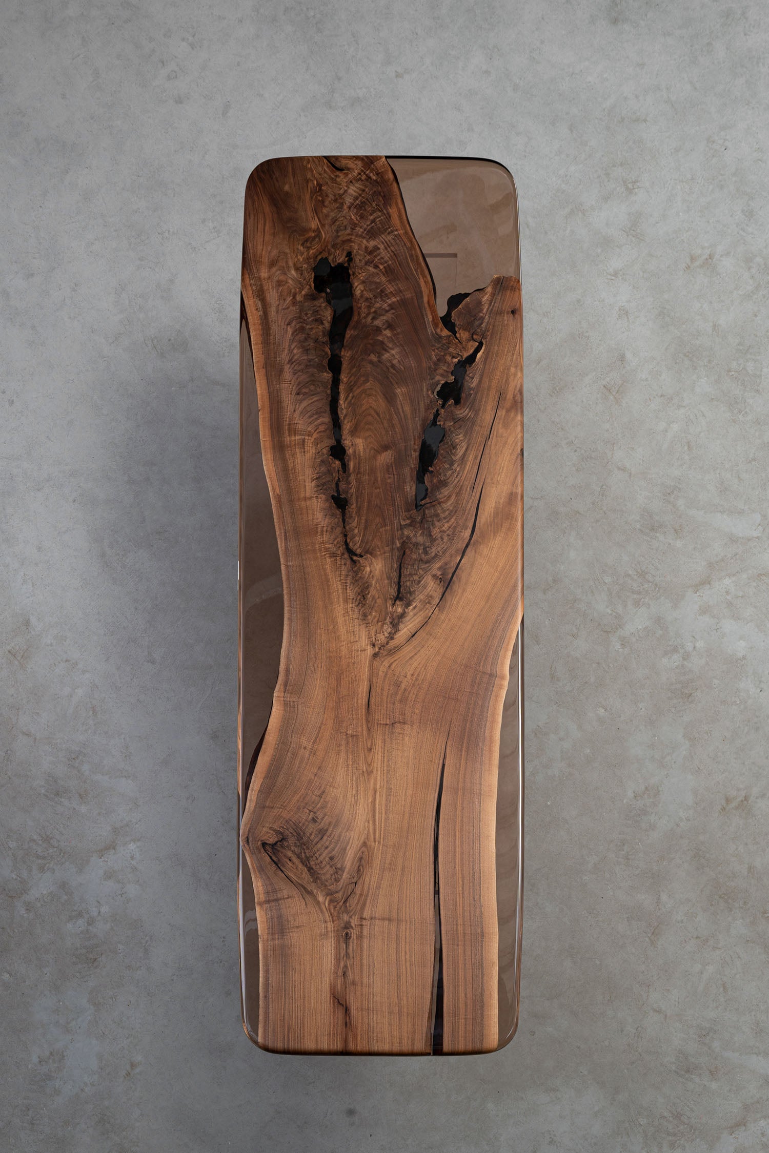 Black Walnut Epoxy Tables Luxury - KAZANA HOME