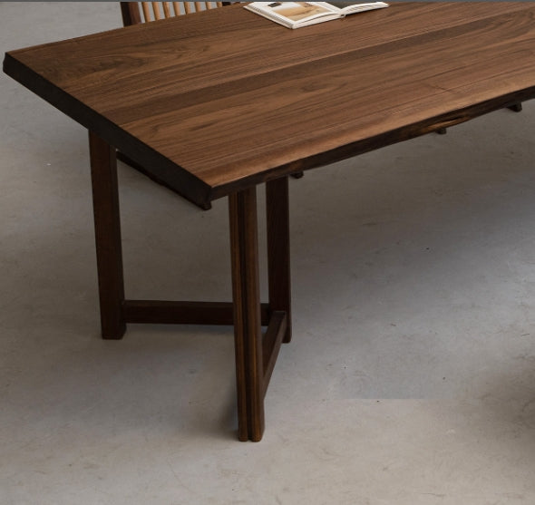 Black Walnut Wood Table kazanahome