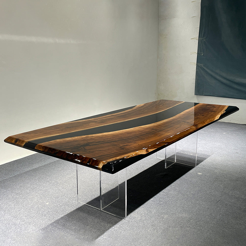 KAZANAHOME Resin Epoxy Table