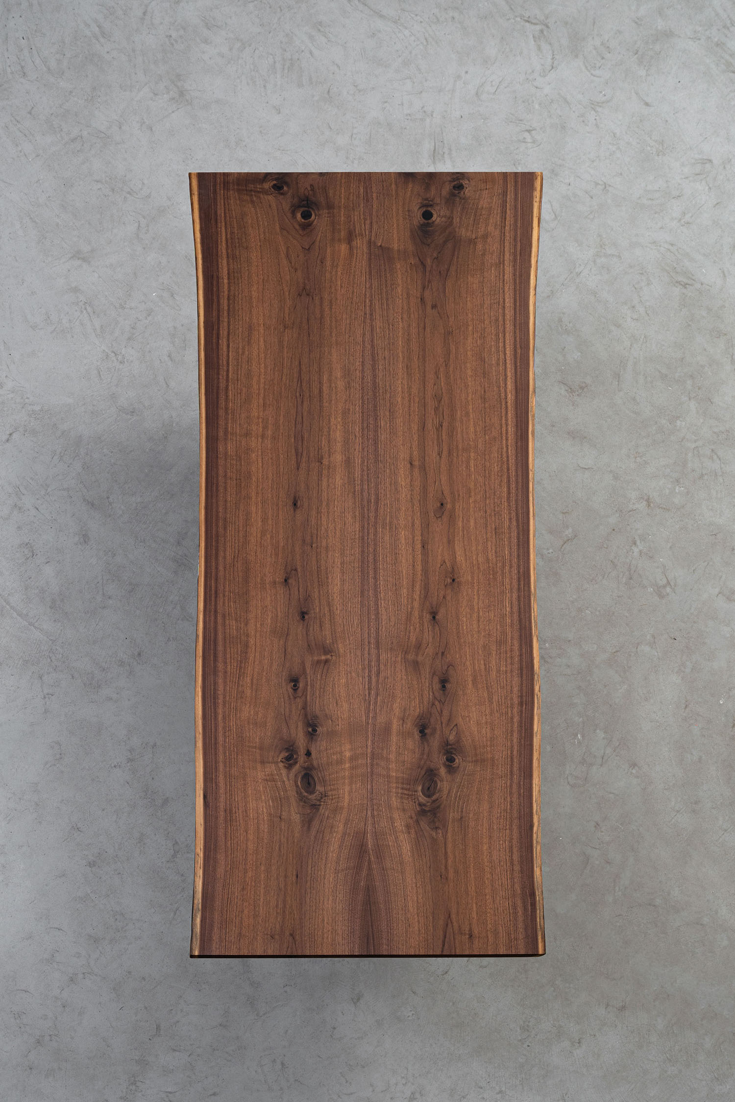 KAZANAHOME Hand-crafted Black Walnut Solid Wood Tabletop