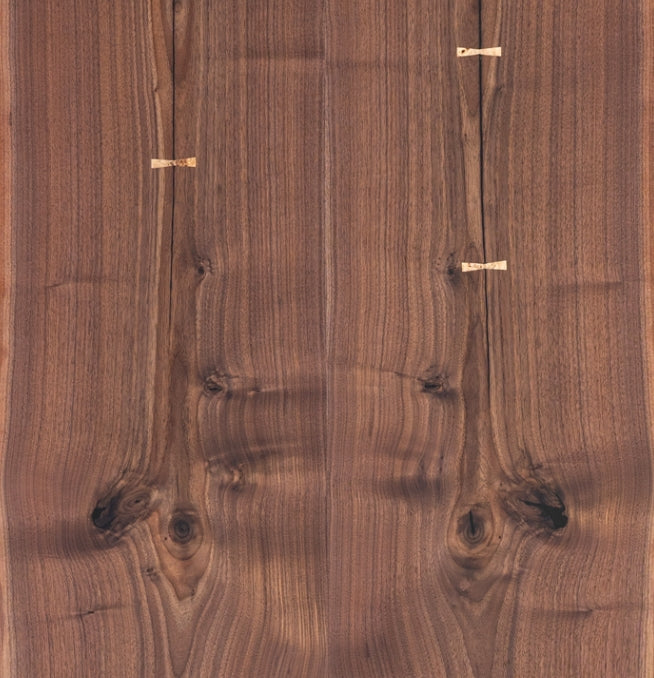 Rustic Chic Black Walnut Solid Wood Kitchen Table KAZANAHOME