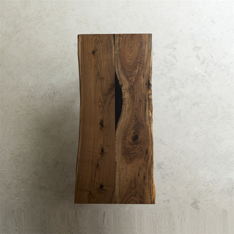 KAZANAHOME Large Walnut Dining Table