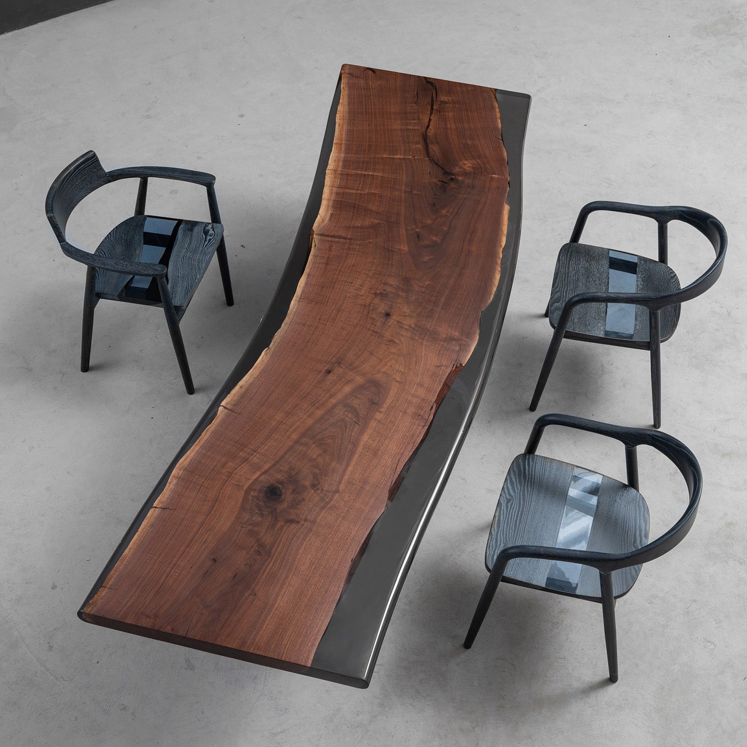 Modern Live Edge Dining Tables for Sale Online - KAZAN HOME