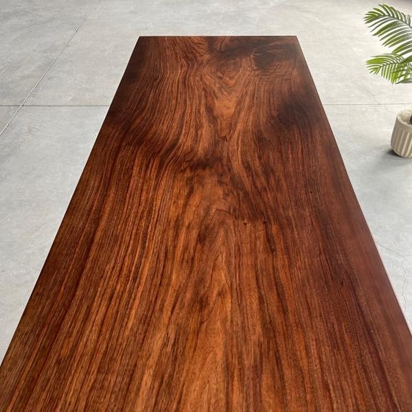 KAZANAHOME Black Walnut Kitchen Table 29.53"Wx90.55"L