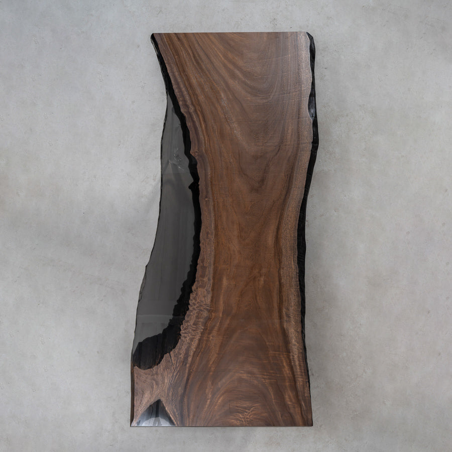 KAZANAHOME Walnut Dining Live Edge Tabletop
