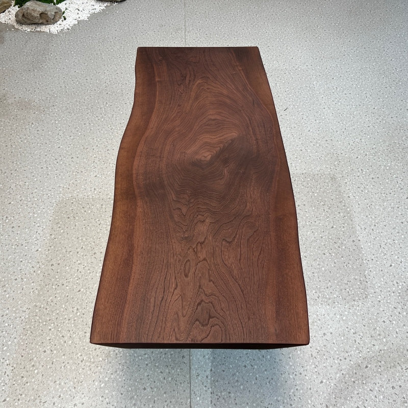KAZANAHOME Black Walnut Live Edge Table Slab 23.23"Wx51.18"L