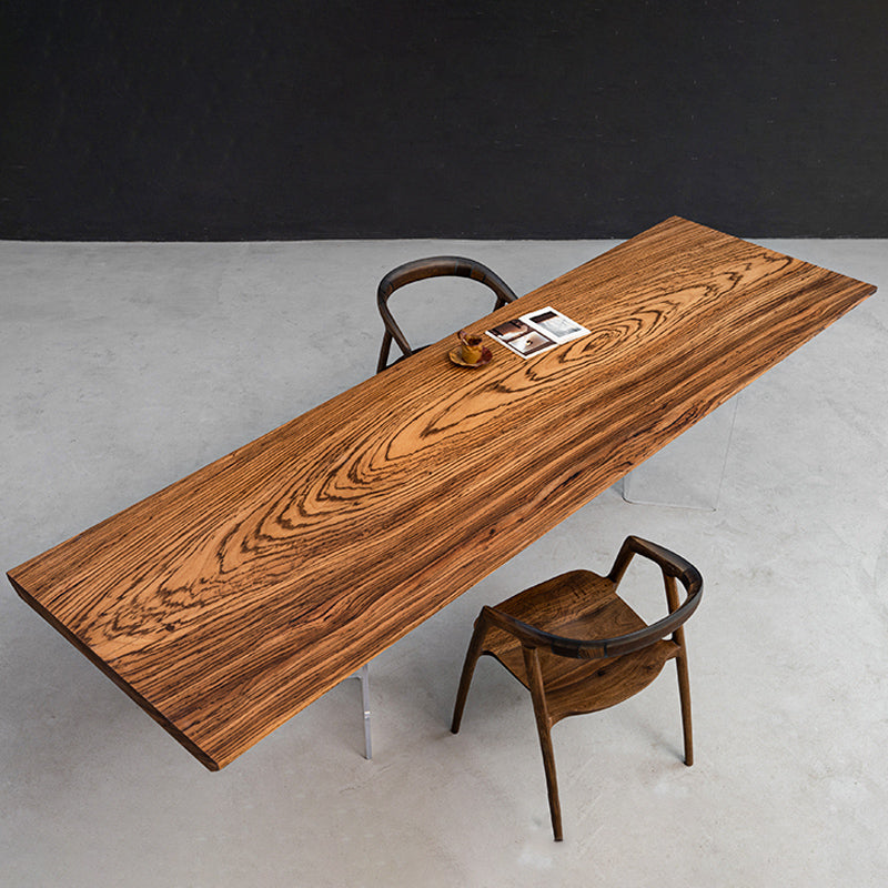KAZANAHOME Natural Africa Ebony Solid Wood Table