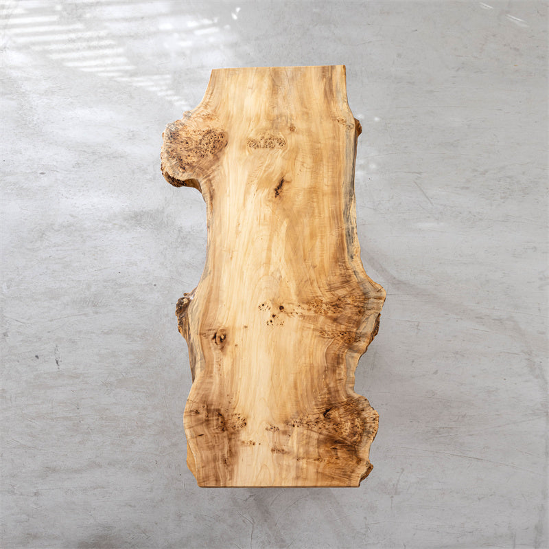 KAZANAHOME Natural Poplar Wood customize Dining Table