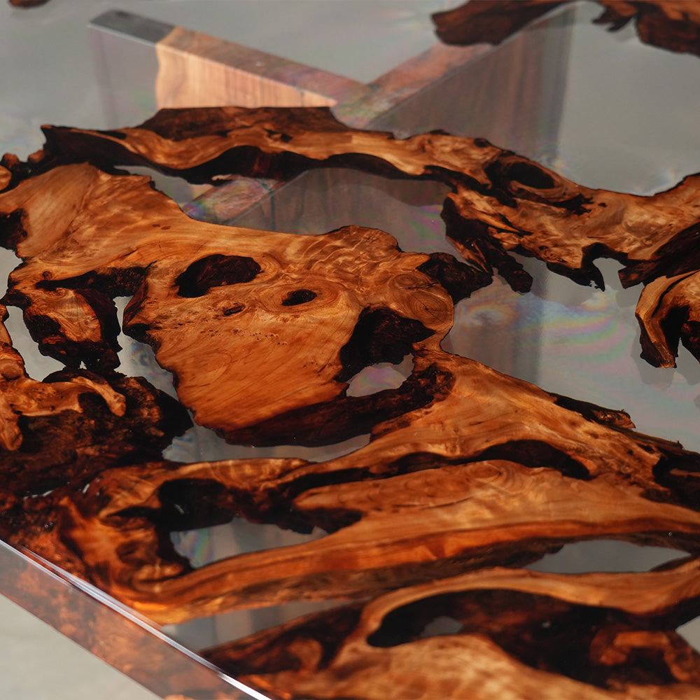 Cunninghamia Clear River Resin Epoxy Table