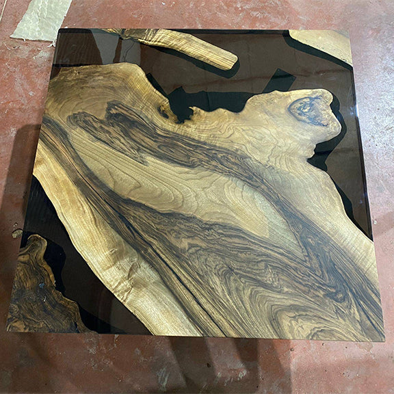 Custom Epoxy Square Table QCT1