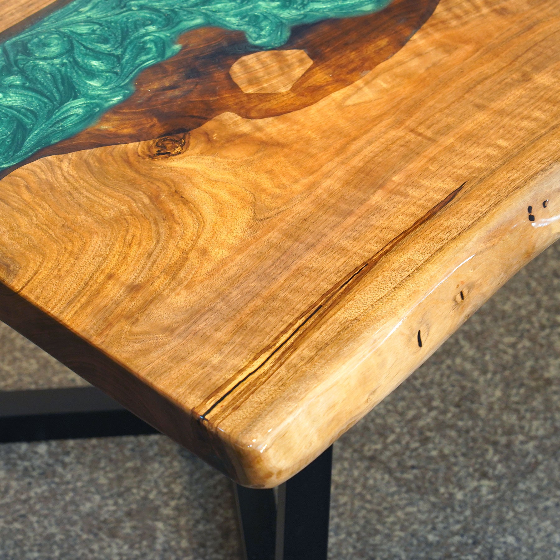 Wood Resin Epoxy Table - Kazanahome in Charleston