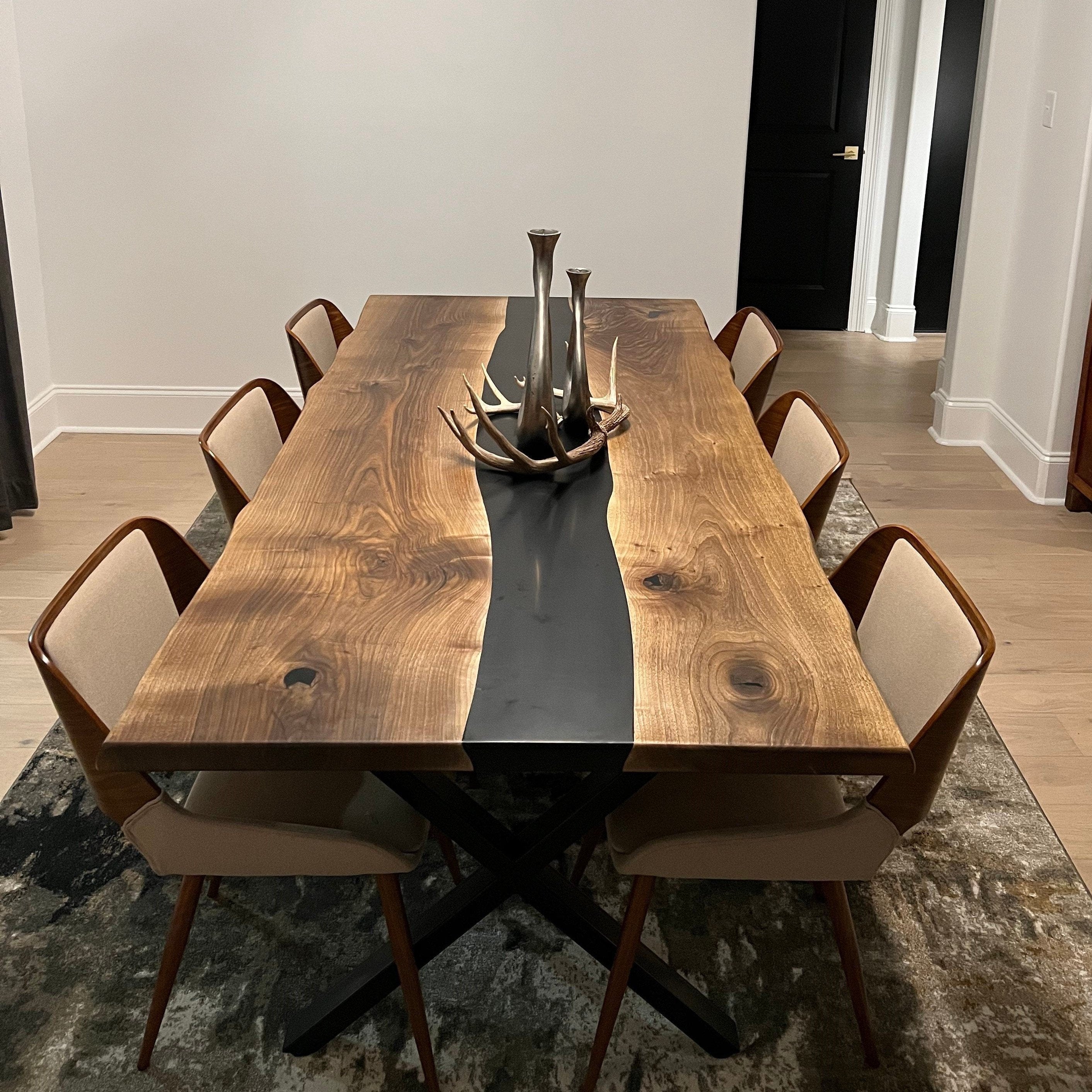 Wood Epoxy Table - Kazanahome in Colorado