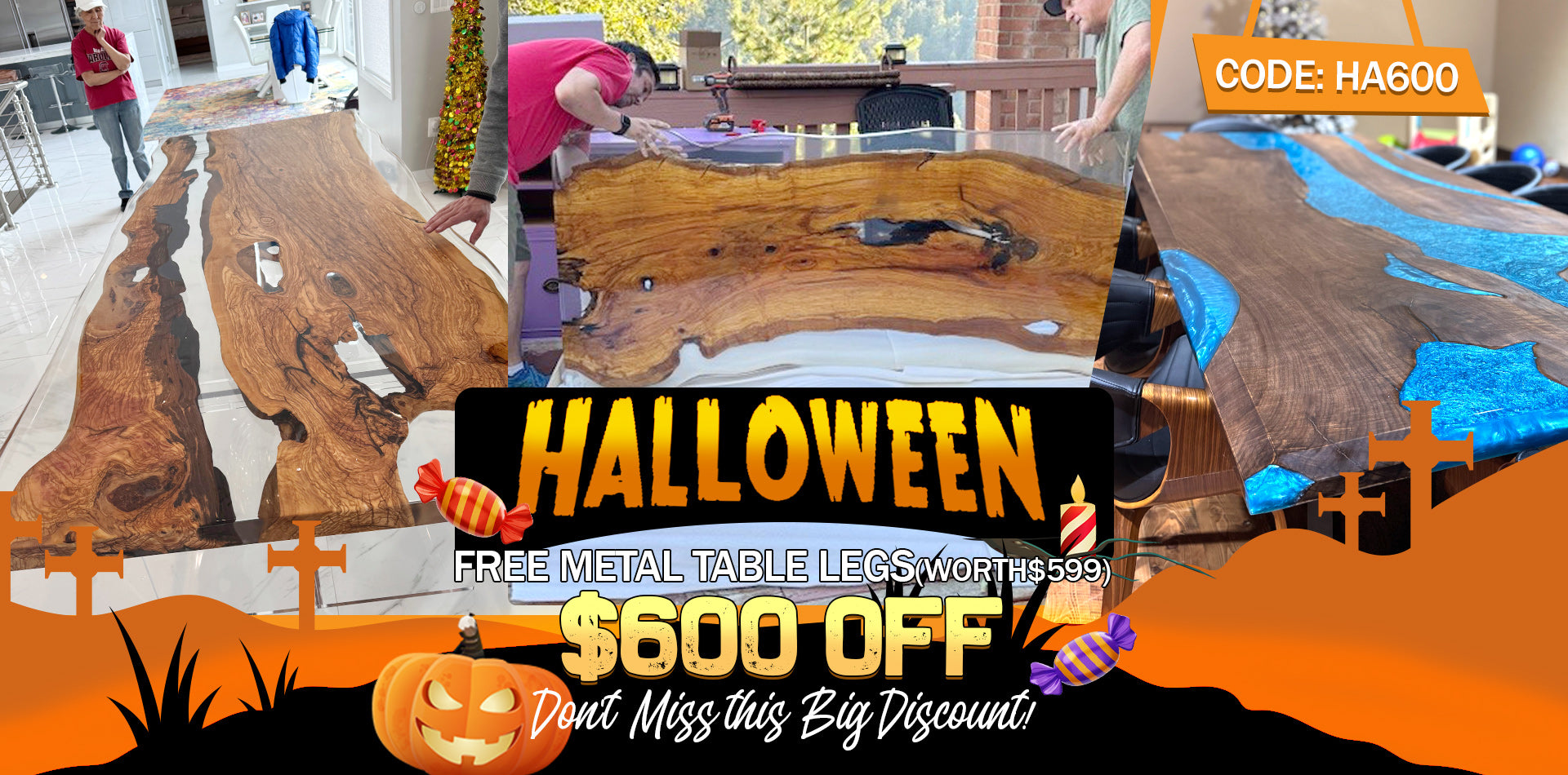 Epoxy Table - Kazanahome