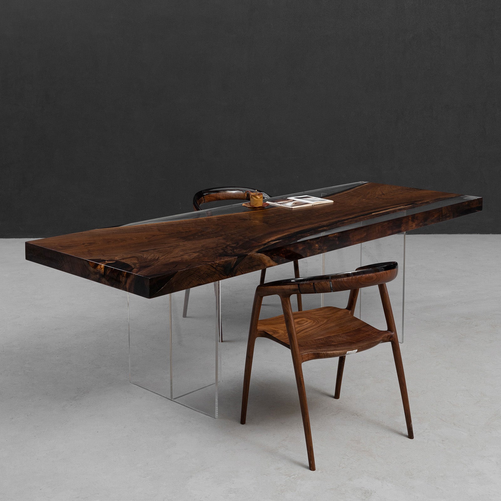 Epoxy Resin Wooden Table - Kazanahome
